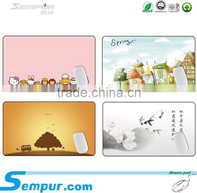 Stitched Edges Gaming Mousepads with Rubber Base