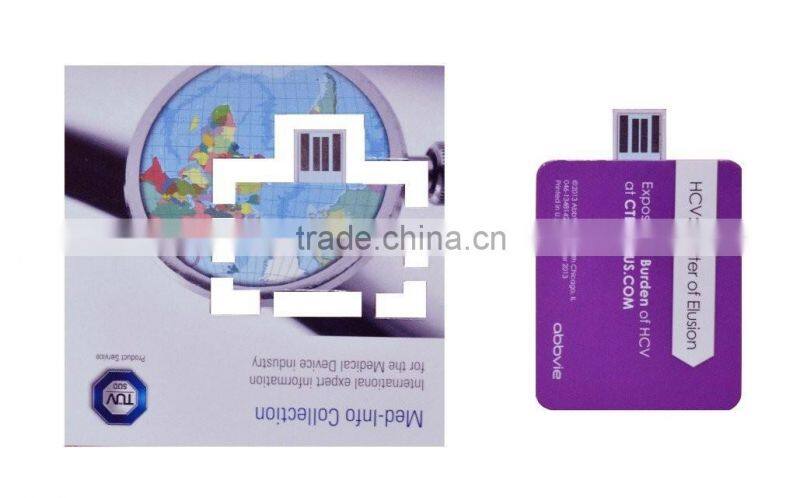 Cheapest paper card webkey usb autorun website customize image