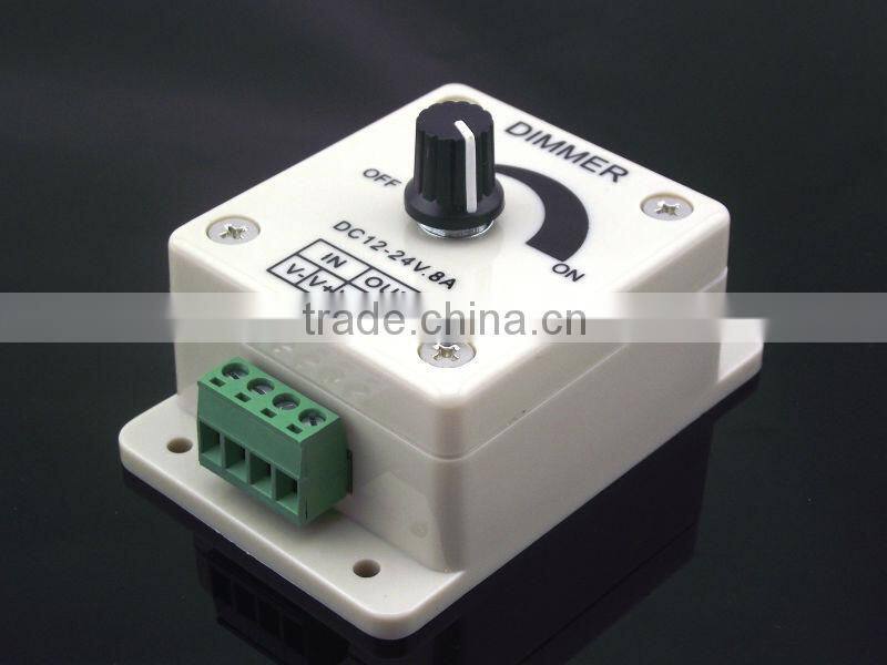 LED Dimmer Controller Brightness Adjustable, 24V LED Dimmer