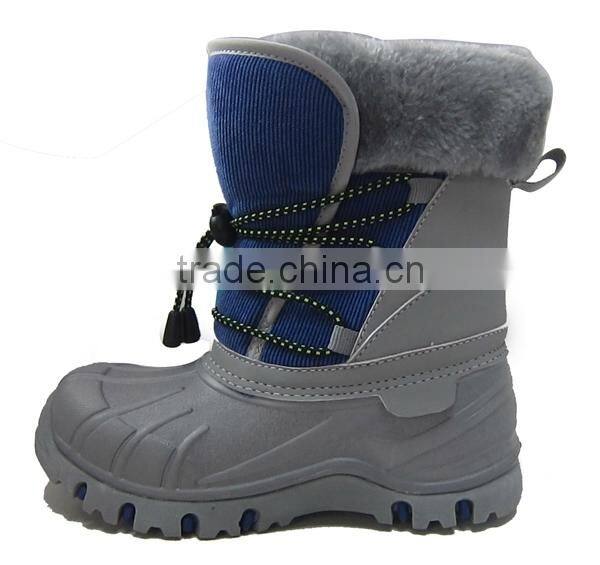 Children snow boot fur lining winter kids snow boots snow boot waterproof snow boots