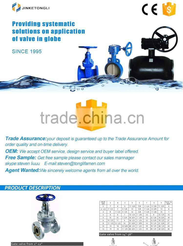 Trade Assurance autonomous marketing no leak flange type gate valve pn 16