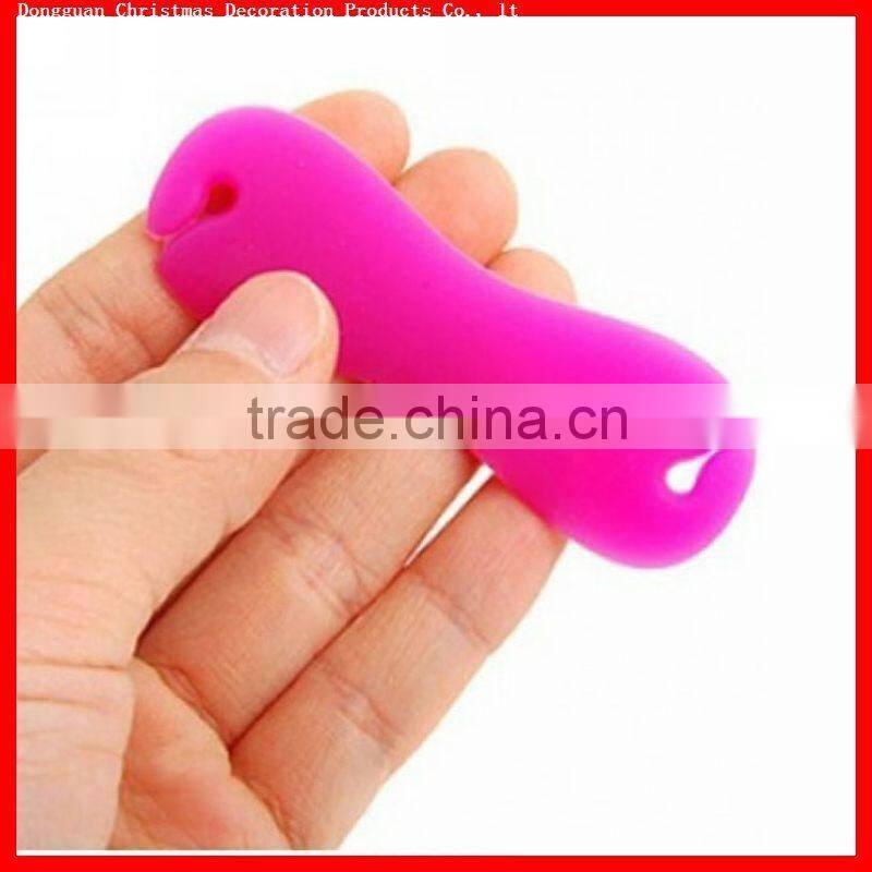 fashion design cheap silicone headphone cable winder