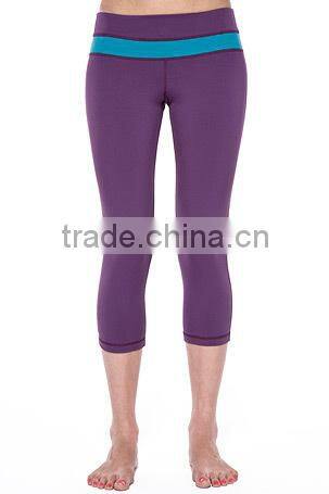 Newest style Women fitness clothing yoga capris pants