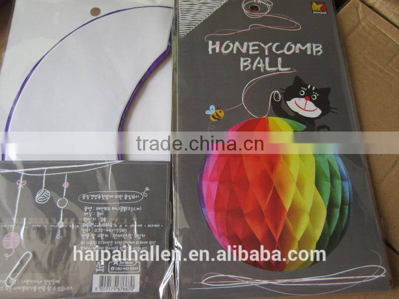 28grams Tissue paper honeycombs hanging wedding party decorations