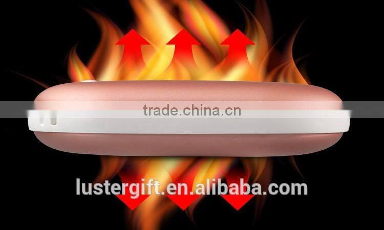 New hot products 5000mAh battery charger with hand warmer Li-polymer battery power bank