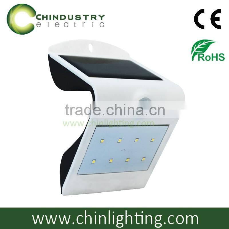 1.5w sun power solar led outdoor wall light, led solar street lamp