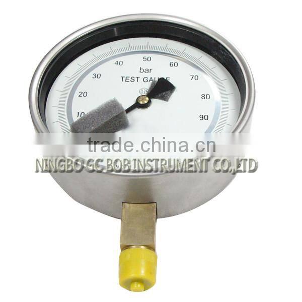 High quality bottom entry pressure gauge calibrator