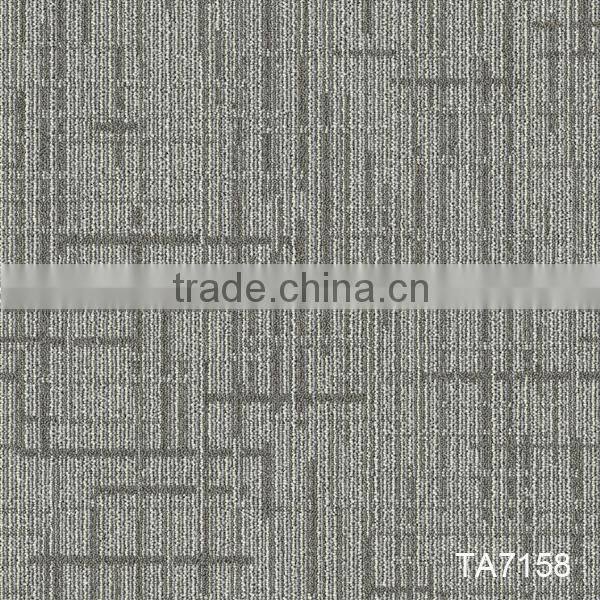 Fireproof carpet tile for office