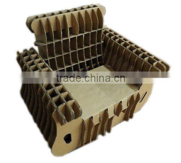 modular corrugated cardboard chair