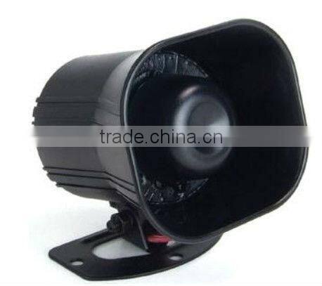 white or black police electronic siren