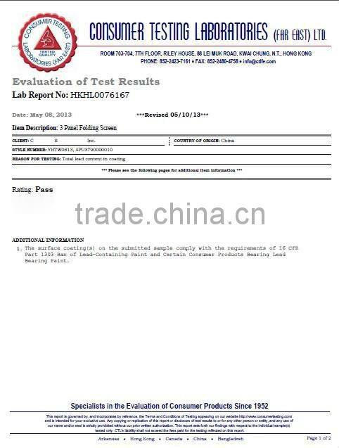 2013 hot Carbonized bamboo partition