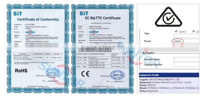 7km 5GHz Outdoor Audio Video Transmitter and Receiver CPE