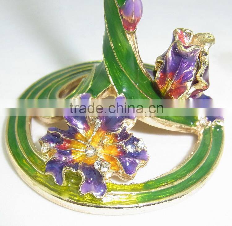 Iris Flower hot sale classic artwork champagne glass