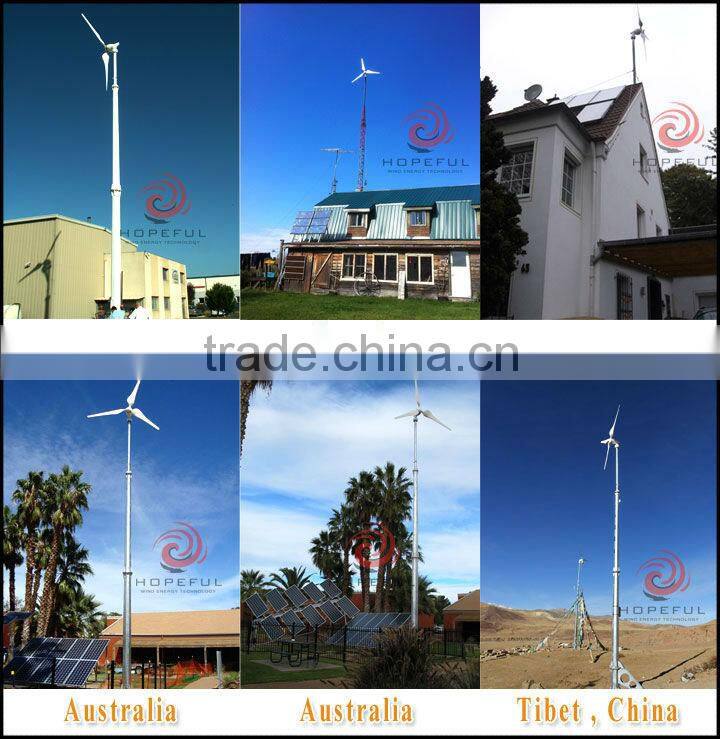 10KW electricity generated by wind turbine(240V)