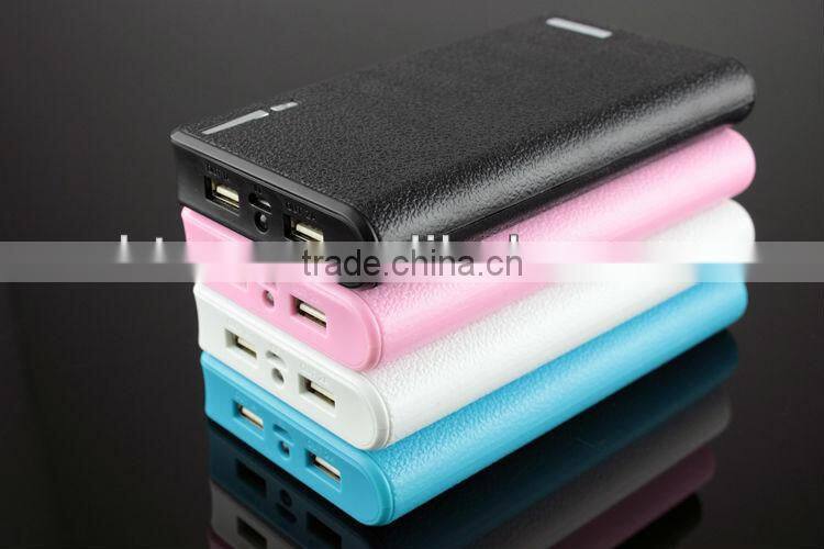 2015 newest gift design super wallet mobile power bank 20000mah