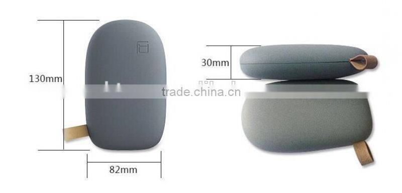Mini USB stone power bank 9600mah for smart phone