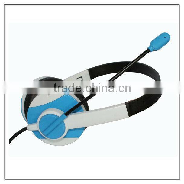 Computer accessory head phones with microphone