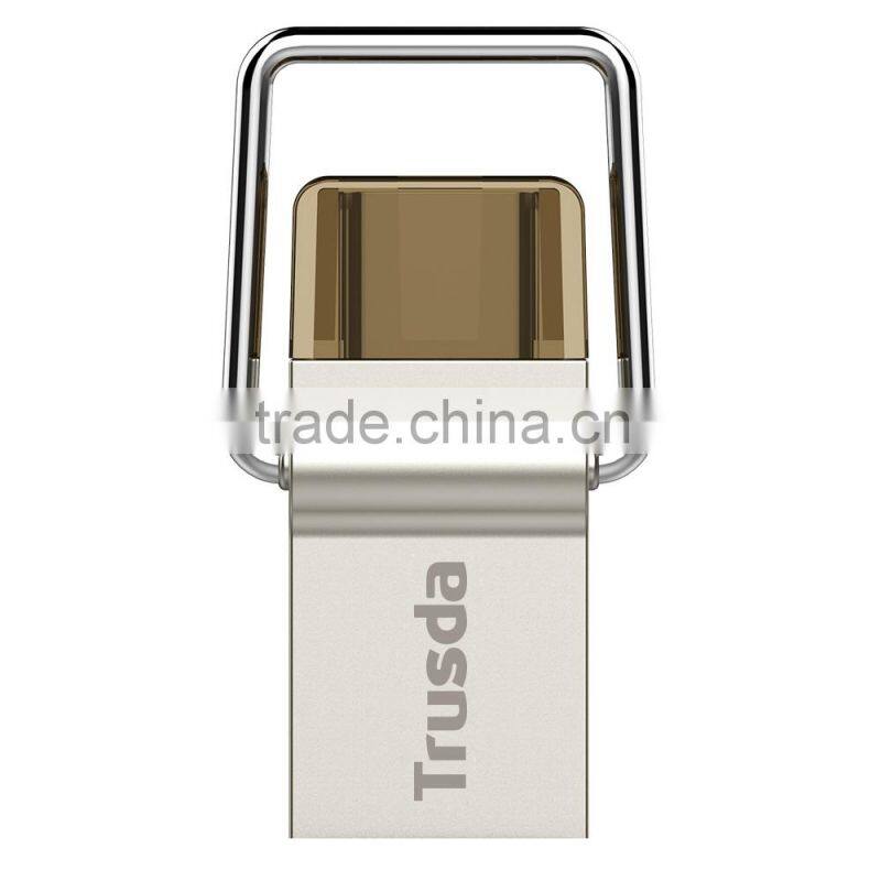 type c TRUSDA High quality portable usb type c otg usb flash drive 3.1 flash drive for mobilephone