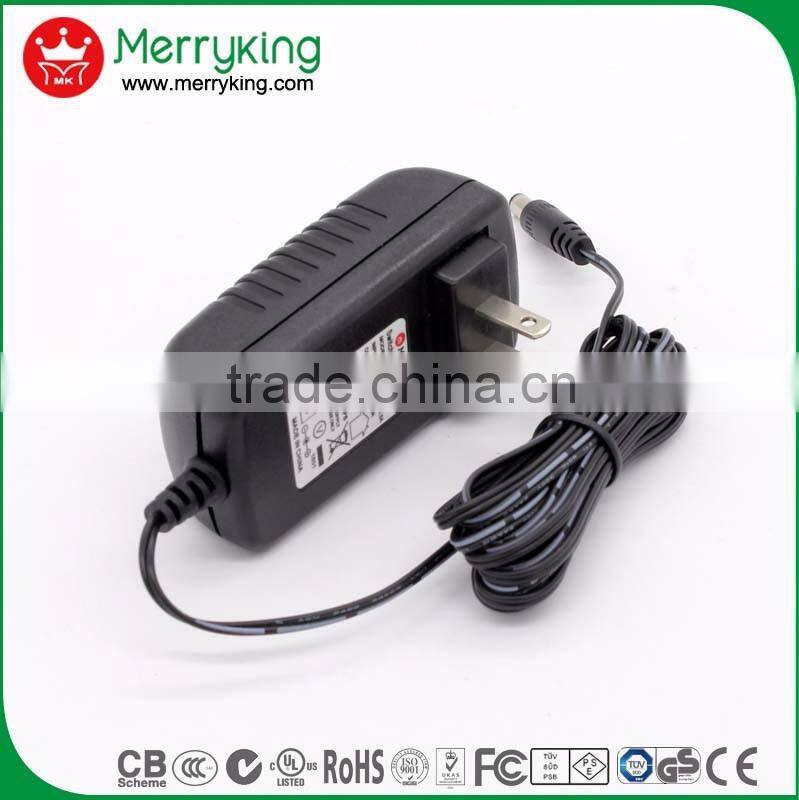 Sturdy construction 30v ac dc adapter DOE VI compliant for JP US with UL cUL FCC PSE