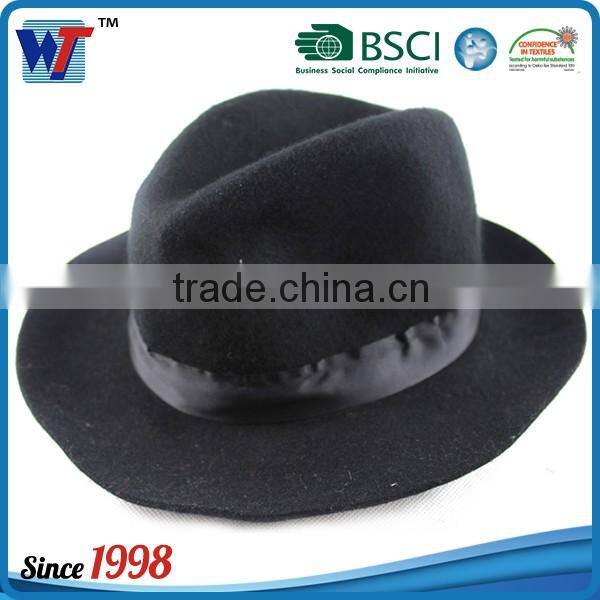 Cotton fedora mountain man felt hat wholesale felt hat