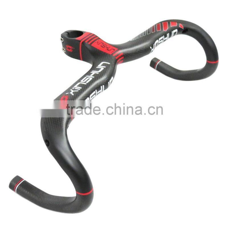 2016 mountain bikes carbon handlebar mtb road bike accessories bicycle parts grips with stem xinshun brands BH2321