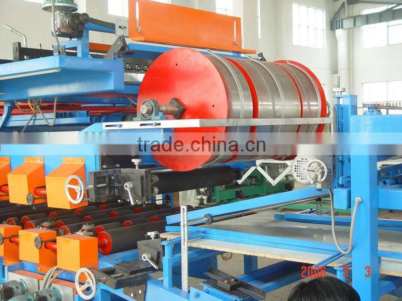EPS and mineral wool sandwich panel making machine