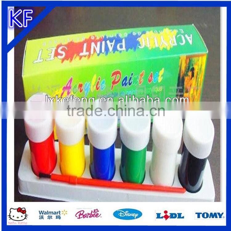 2ml 6-strip pots acrylic colorful paint