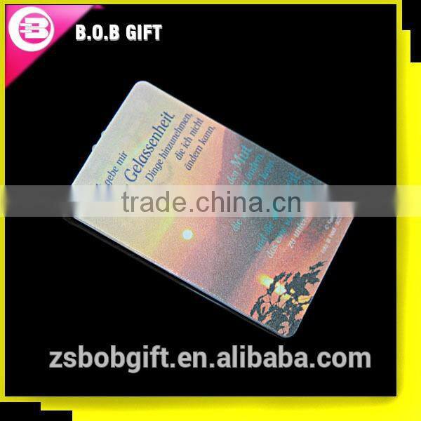Pretty credit card torch with 2 LED lights