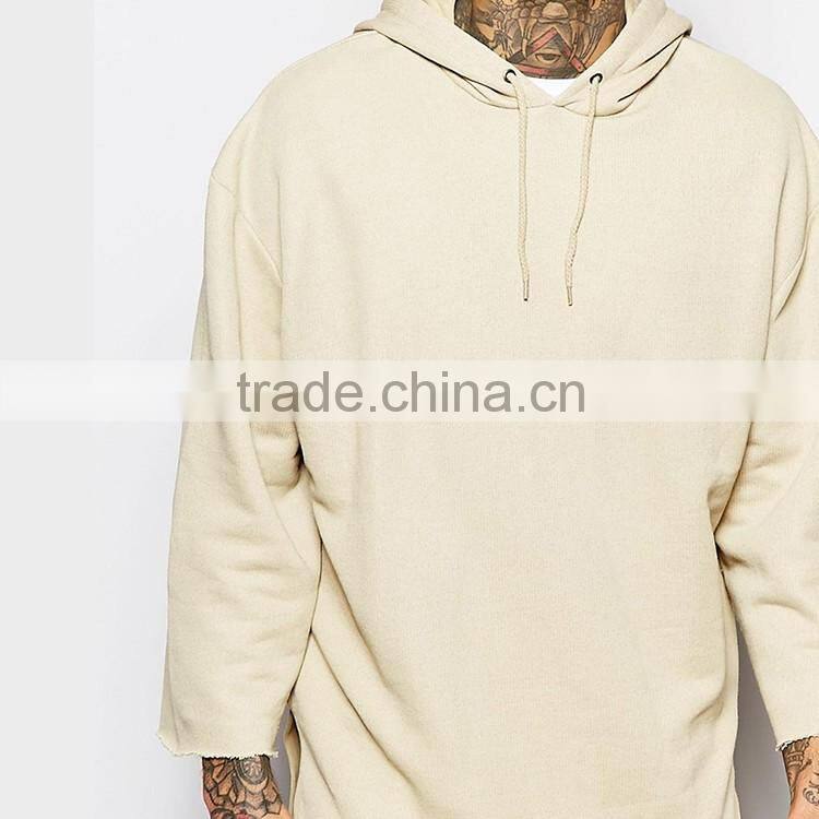Daijun oem new design men with hood surplus 100% cotton off white plain hoodies