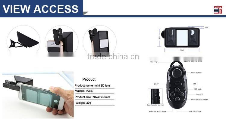 Foldable 3D clear 2nd generation vr case