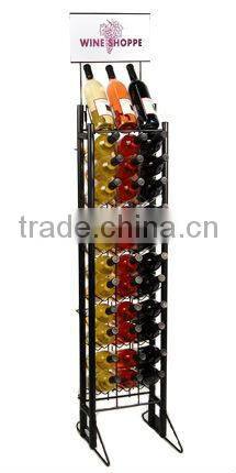 NEW wire floor liquor bottle display rack HXS-1355