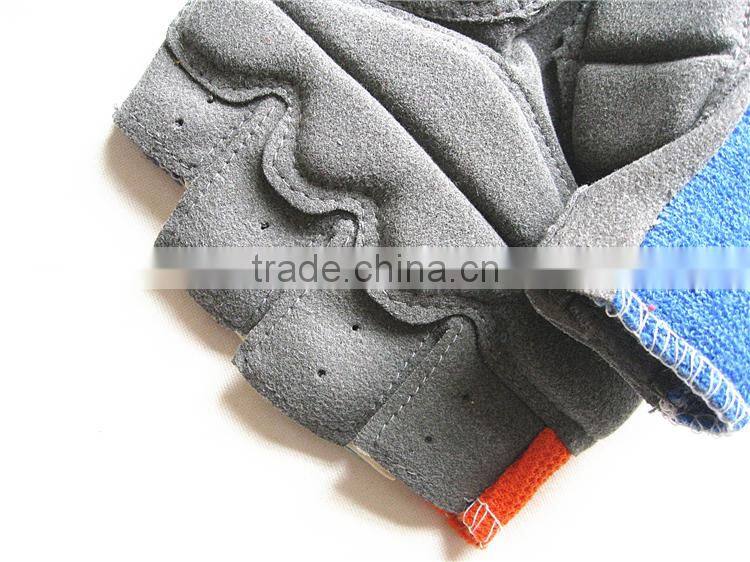 Good Price Leather Gloves Without Finger,Microfiber Half Finger Cycling Gloves