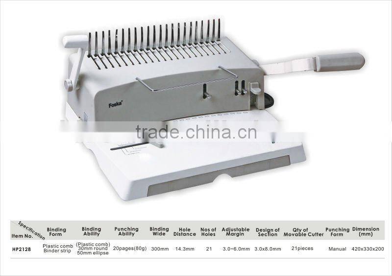 Plastic Comb Binding machine/Hot Sale Binding Machine