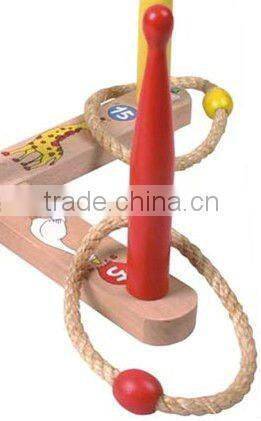 Wooden Rope Ring Game For Outdoor