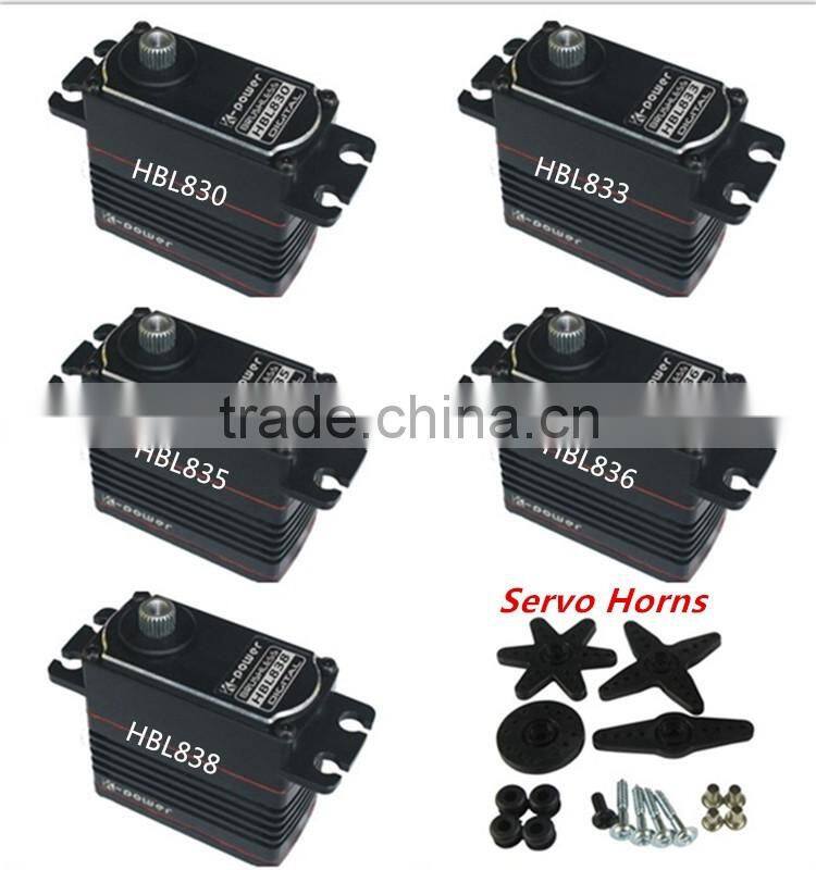 Precision DHV840 High torque coreless motor servo/high voltage titanium gear servo/digital servo for helicopter