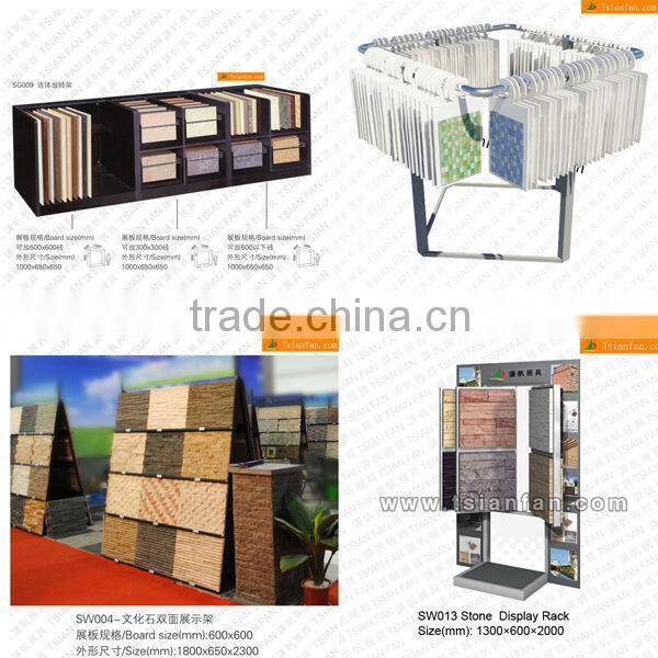MM065 showroom mosaic tile rack/ booth exhibition /mosaic display rack