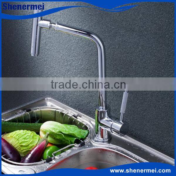 57-60% retractable kitchen faucet