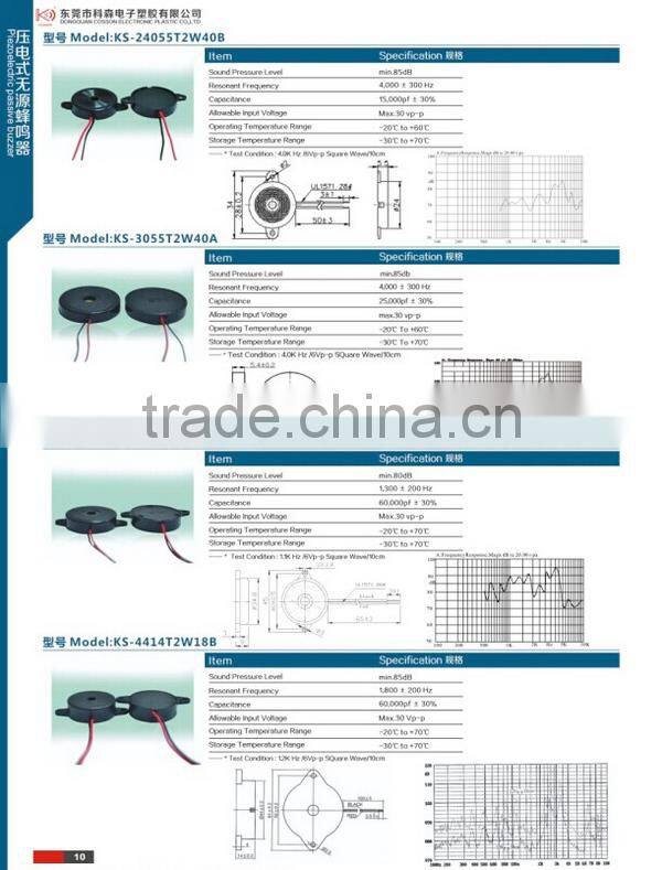 loud piezo buzzer 24v