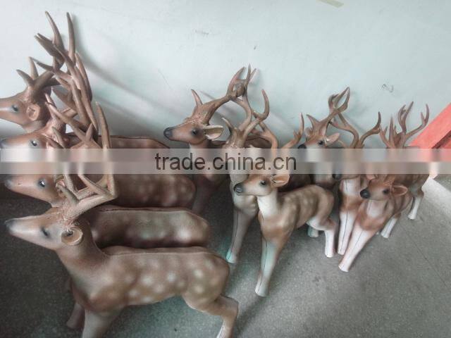deer shooting target with antlers