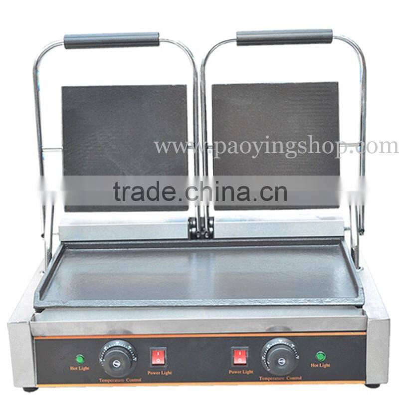 Commercial Use Non-stick 220v Electric Smooth Double Contact Grills