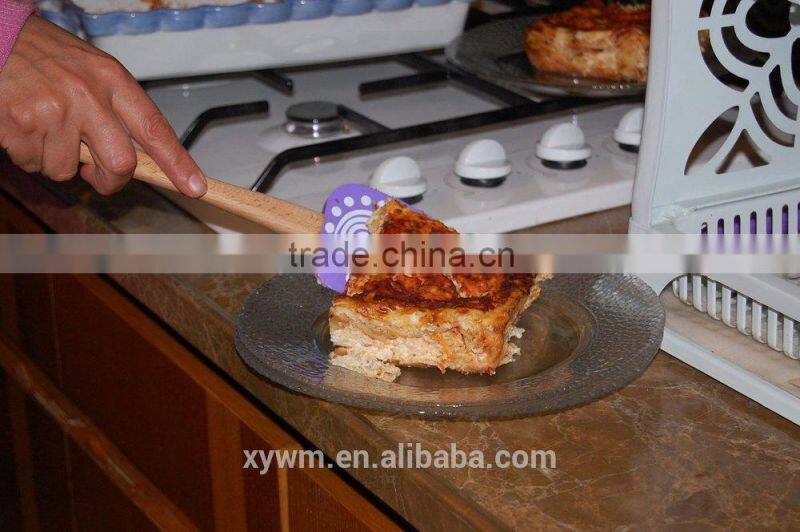 Premium bamboo Silicone Spatula Utensil Set of 3