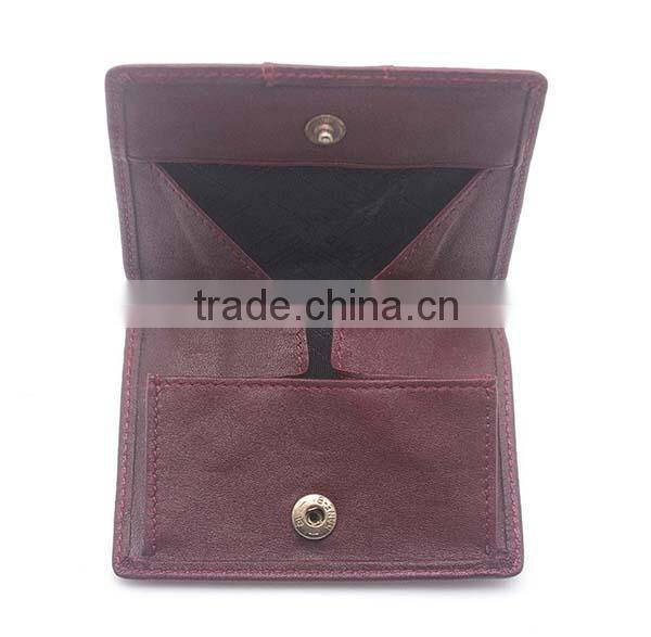 folding leather coin purse