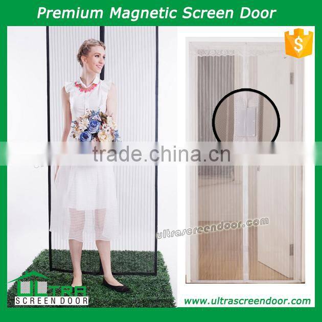 Stylish Magnetic Soft Screen Door Curtain