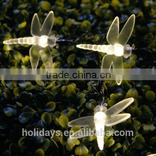 10M 100 LED Warm White Dragonfly Fairy Garden Solar Light
