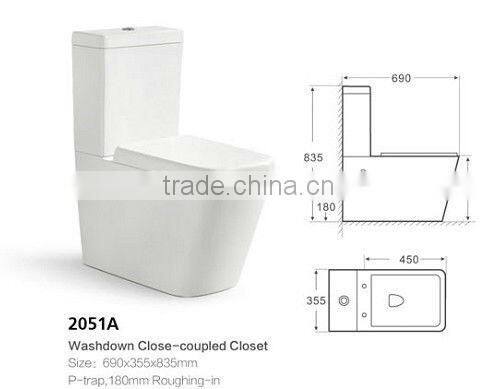 Doooway Classic design ceramics inodoro D05A
