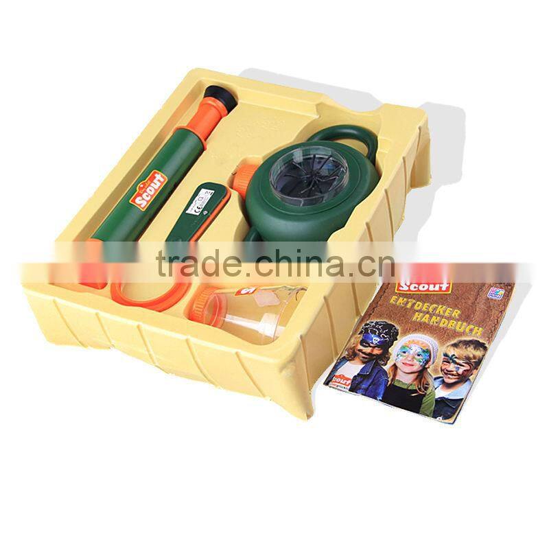 Bug kit-Bug Catcher Kit Binoculars Torch Magnifying Lens Net Collection Jar