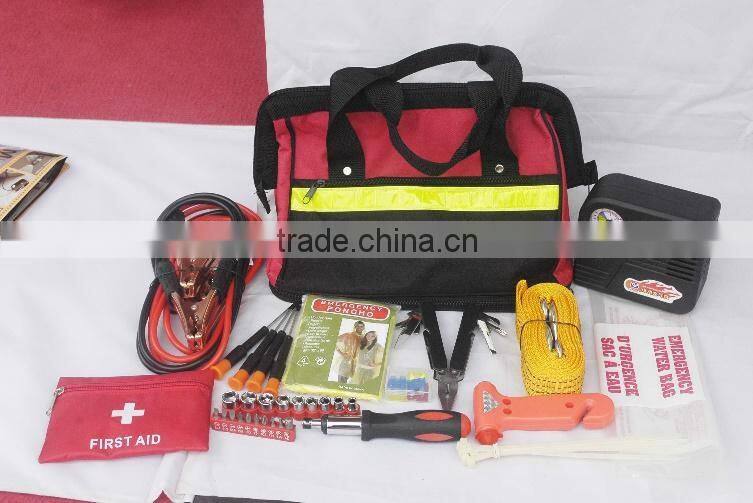 Hot Sale Car emergency kit series,81-in-one
