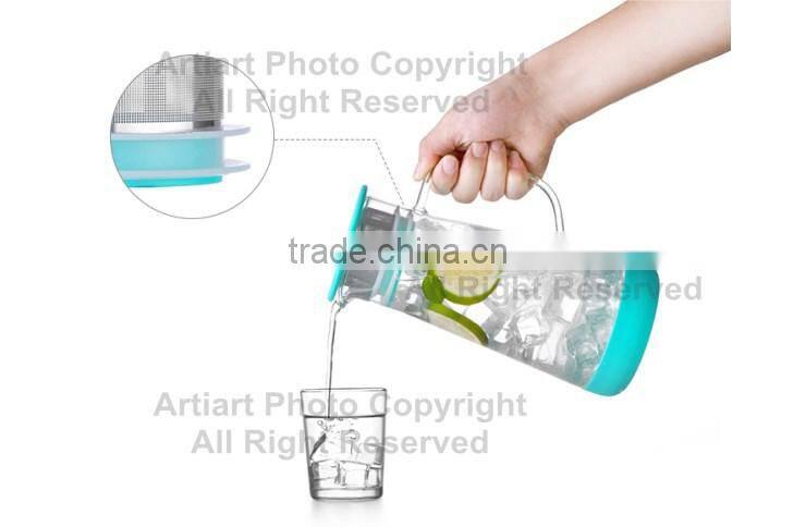 2015 new product original design fancy glass teapot
