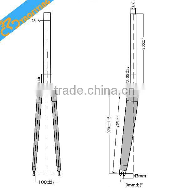 Carbon Bicycle Front Fork,High quality carbon road fork for sale