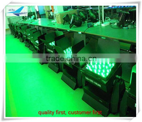 IP65 144*3w rgbw led city color, city color cosmetics